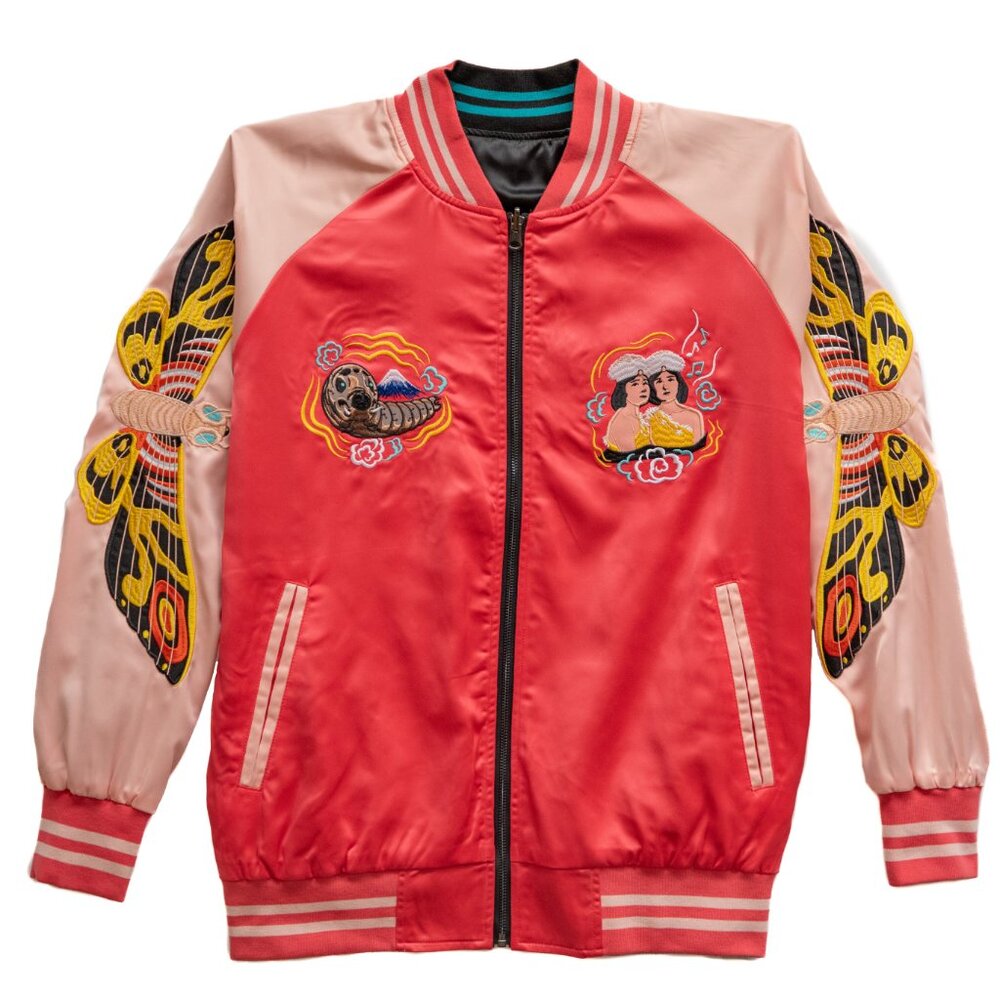 Middle of Beyond Reversible Godzilla/Mothra Jacket - Picture 2 of 4